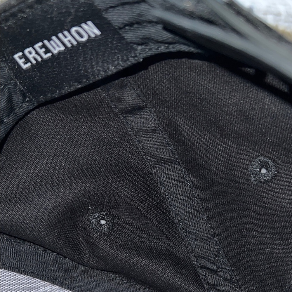 Erewhon Black Cap Snap Back Sold Out Felt Appliqué - Picture 2 of 6